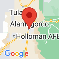 Map of Alamogordo, NM US